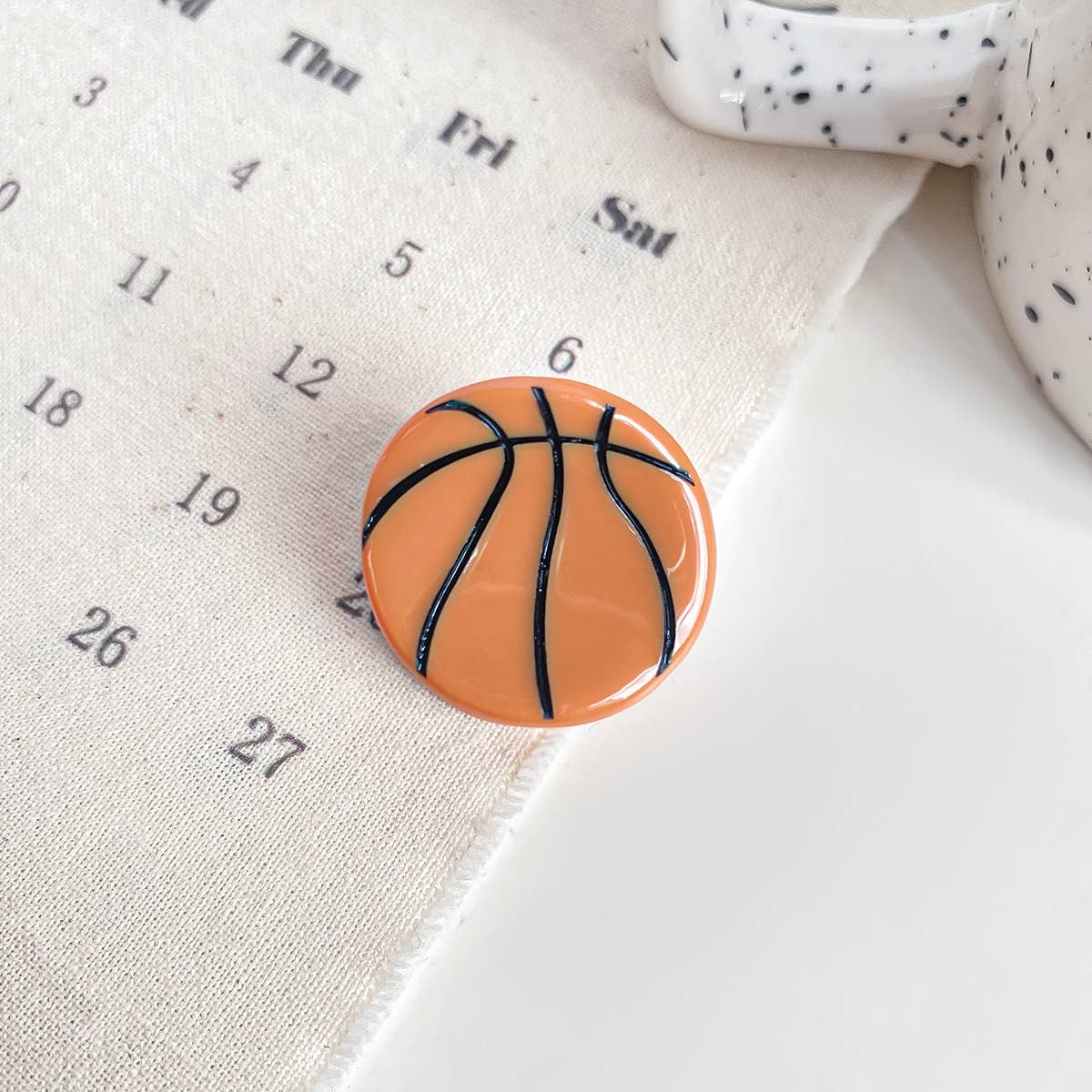 Mini Sports Ball Hair Claw Clip