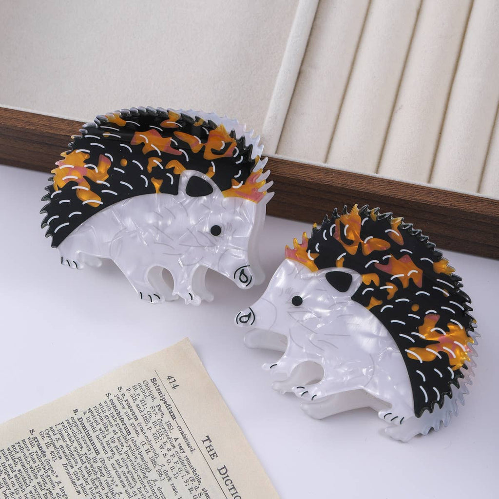 Hedgehog Hair Claw Clip