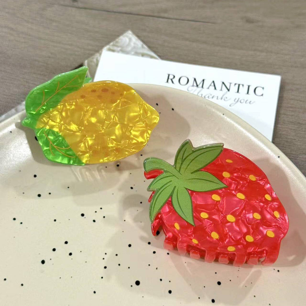 Summer Fruit Hair Claw Clip