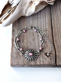 Turquoise Concho Chain Bracelet