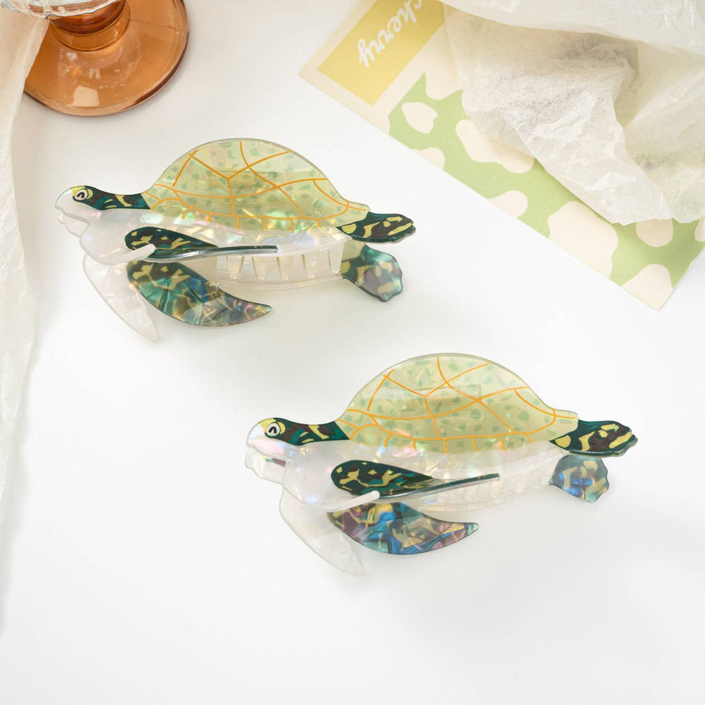 Sea Turtle Hair Claw Clip