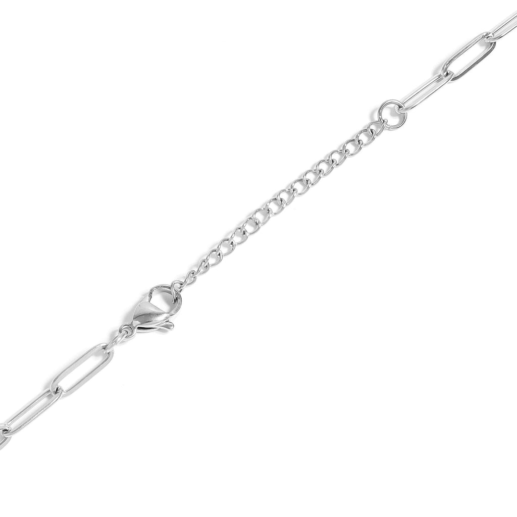 Paperclip Carabiner Charm Holder Necklace