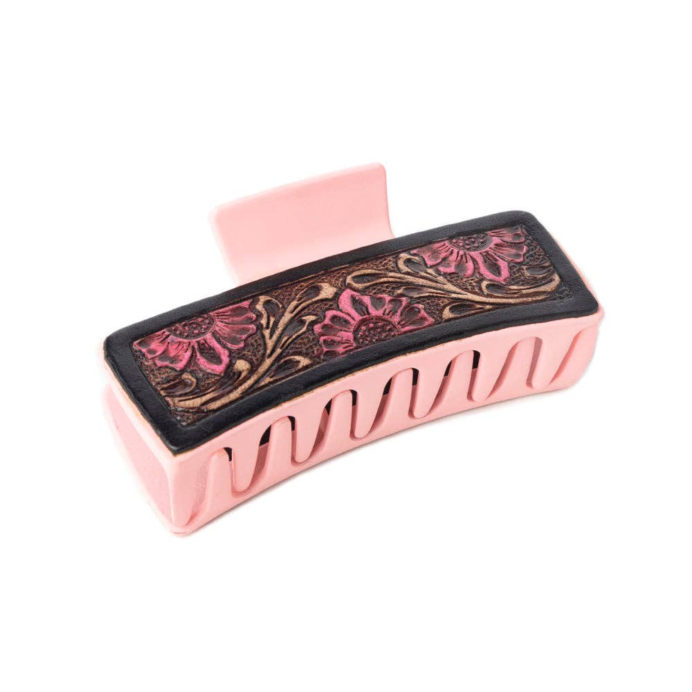 Rustic Copper Floral Hair Clip