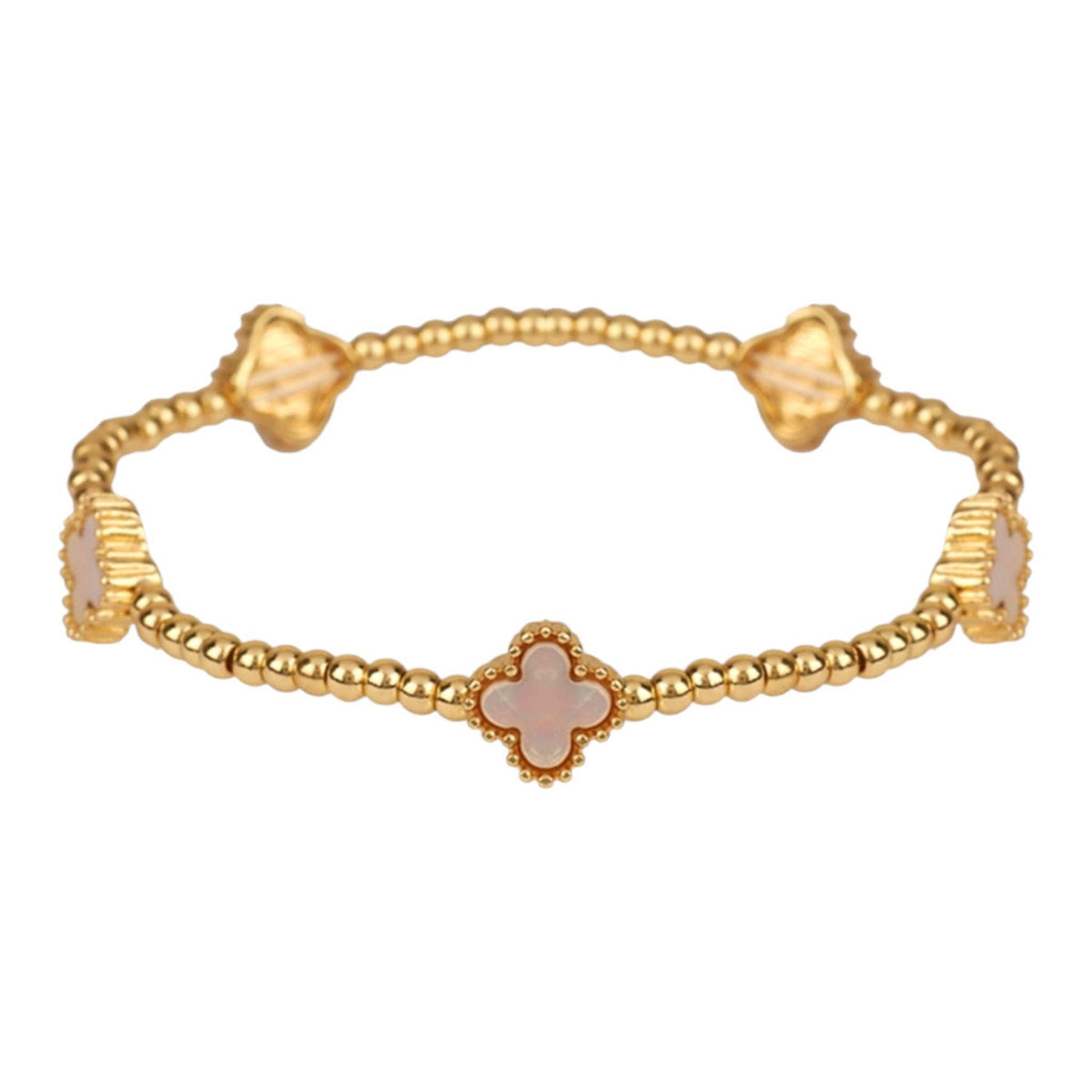 Mother of Pearl Clover Bracelet