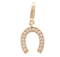 Gold Horseshoe Charm