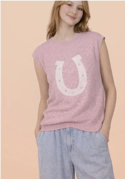 Lucky Charm Horseshoe Sweater