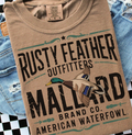 Rusty Feather Outfitters Mallard Graphic Tee