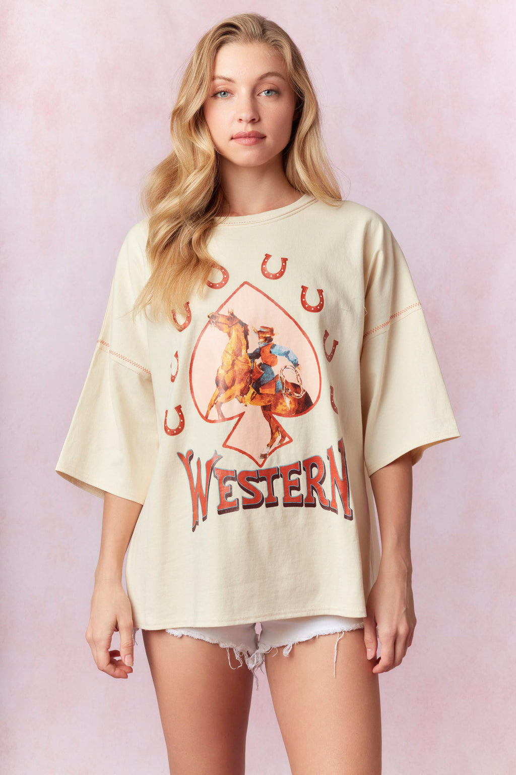 Lucky Western Horseshoe Graphic Tee
