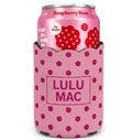 Lulu Mac Pink & Hot Pink Dot Koozie
