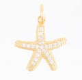 Crystal Starfish Charm